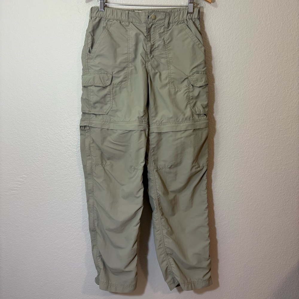 REI Convertible Hiking Cargo Pants Zip Off Nylon Khaki Women’s 6